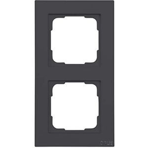 OPUS® 55 kubus afdekframe uitvoering 2-voudig, kleur antraciet-zijdeglans