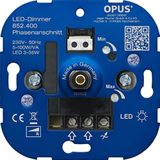 OPUS® Dimschakelaar met roterende faseafsnijding, vermogen 5-100 VA/LED 3-35 Watt