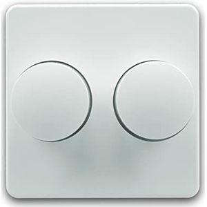 OPUS® 1 afdekking voor dubbele draaiknop kleur zuiver wit