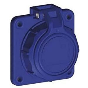 SIROX® Drukwaterdicht inbouwstopcontact uitvoering veerklapdeksel, kleur blauw