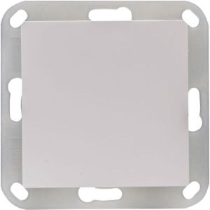 OPUS® 55 universele blindplaat met kunststof draagring polarwit-zijdemat