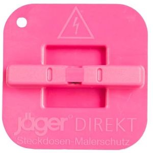 Stopcontact-schilderbescherming voor alle gangbare geaarde stopcontacten, verpakking van 100 stuks