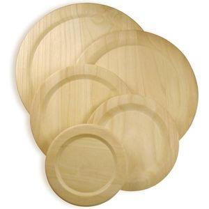 Meyco Houten bord - 34697 rond 25cm van 8,95 voor