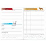 ROTH Hausaufgabenheft T-Rex Klipp & Klar liniert A5 ohne Rand, 96 Blatt