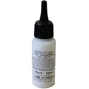 Eulenspiegel 611005 Professionele Aqua Liquid make-up, wit, 30 ml