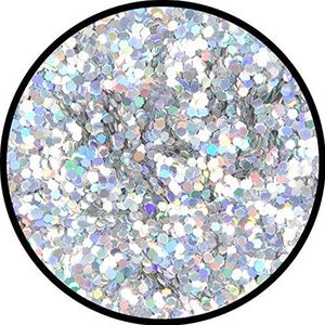 Eulenspiegel Zilver - Juweel (grof) Holografisch Strooi Glitter 6 gram