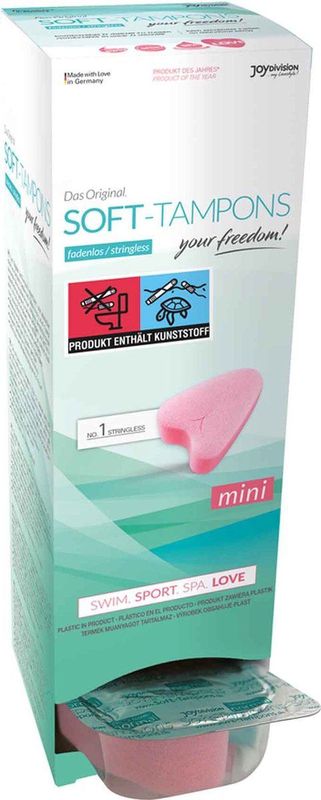 Soft-Tampons - Mini-Tampons - Discreet - Huidvriendelijk - Comfortabel