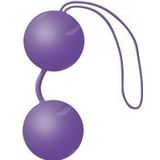 JOYDIVISION Joyballs Trend, liefdesballen in paars, bekkenbodemtrainingsballen gemaakt van Silikomed