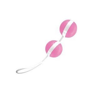 JOYDIVISION Joyballs Trend, liefdesballen in rosé/wit, bekkenbodemtrainingsballen gemaakt van Silikomed