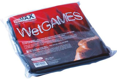 WetGAMES Laklaken - Zwart - Waterdicht - 180x220cm