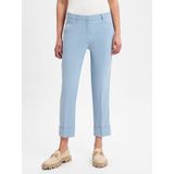 Cambio - Krystal - Bandplooibroek - Lichtblauw - Slimfit - 7/8 lengte