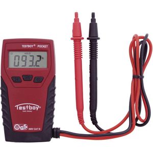 Testboy TB Pocket Multimeter Digitaal CAT III 300 V Weergave (counts): 2000