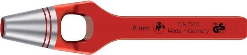 Vorkholpijp - Zwaar Model - Rood Gelakt - Blanke Snijkanten - DIN 7200