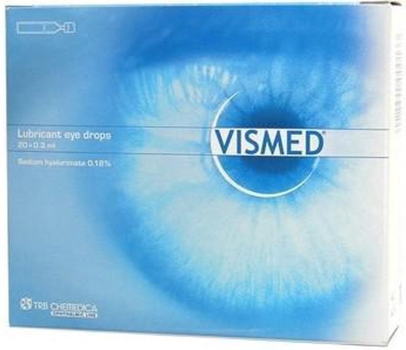 Vismed Bevochtigen Ogen 0,18% Fl 20 X 0,3ml