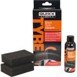 Quixx Bandenglans - Onderhoudsmiddel - Zwart - Inclusief Sponzen en Handschoenen