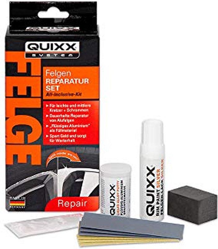 Quixx - Velgen Reparatieset - Zilver - Aluminium - Professionele Kwaliteit