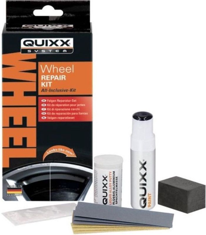 Quixx Wheel Repair Kit / Wielreparatieset - voor ZWARTE velgen