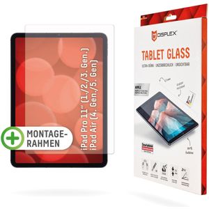 DISPLEX Tablet Panzerglas für Apple iPad Pro 11"" (1/2/3 Gen.) / Air (4/5 Gen.)
