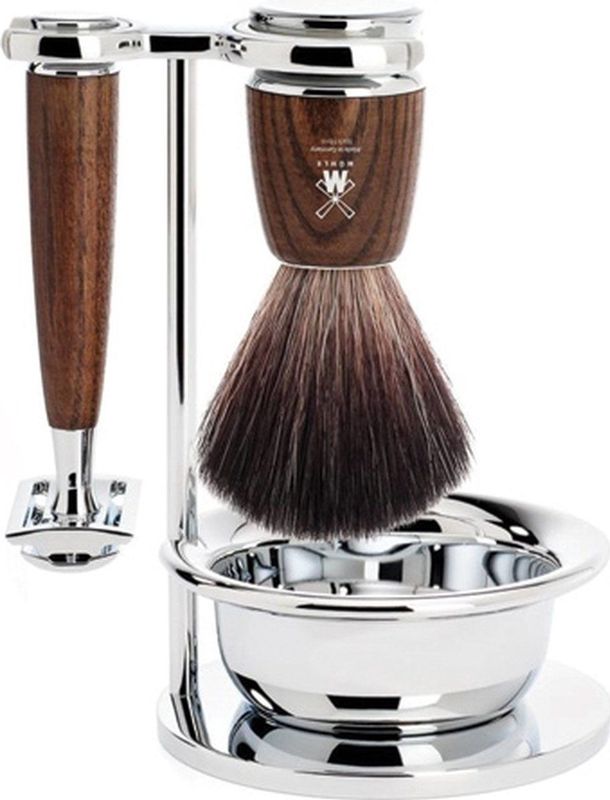 Muhle - Rytmo - Scheerset - Essenhout - 4-delig