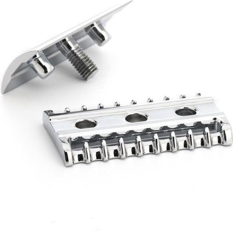 Muhle - Scheerkop - Open Tandkam - Verchroomd Metaal