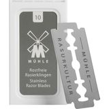MÜHLE - Scheermesjes - Roestvrij Staal - 10 Stuks - Duurzaam