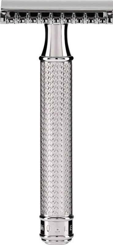 MÜHLE R41 - Scheermes - Metaal - Verchroomd - Open Kam