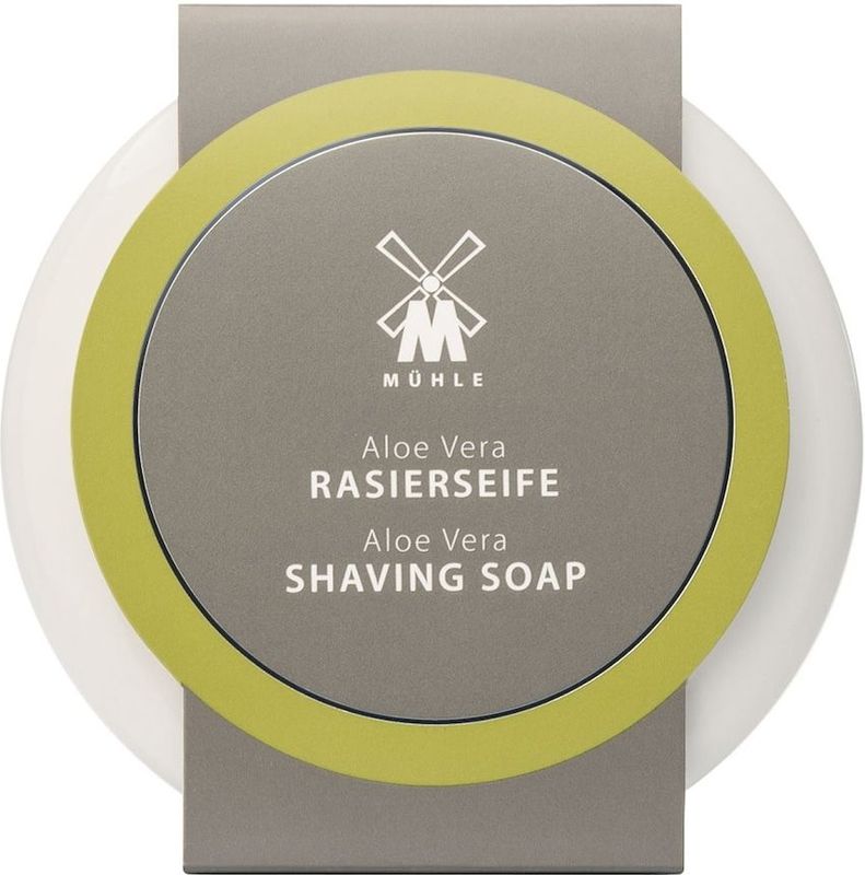 MÜHLE Scheerzeepbakje - Aloë Vera - 65 g - Porselein