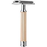 Muhle - Klassiek scheermes - (R89) double edge safety razor - rosegoud