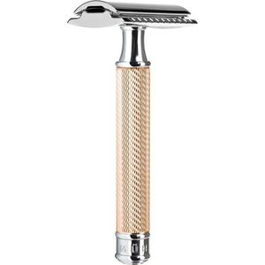 Muhle - Klassiek scheermes - (R89) double edge safety razor - rosegoud