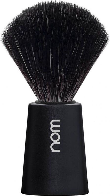NOM CARL Scheerkwast zwart, Black Fibre