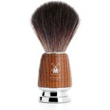 MÜHLE RYTMO - Scheerkwast - Zwart - Gestoomd Essenhout - Zwarte Vezel