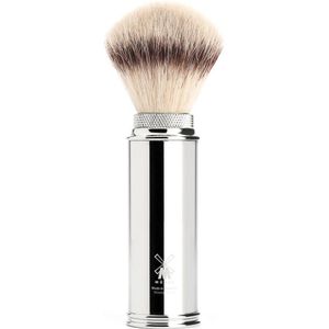 Muhle reisscheerkwast synthetisch haar Silvertip Fibre chroom
