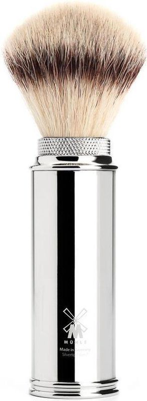 Muhle - Reisscheerkwast - Synthetisch Haar - Chroom