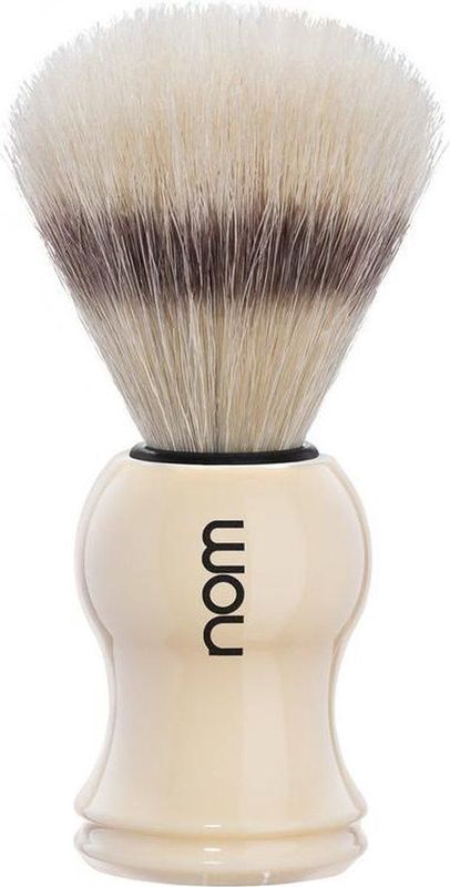 Scheerkwast - GUSTAV - Natuurzijde - Crème Kunststof Frame