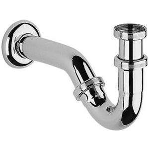 Dornbracht Divers bidet buissifon 5/4 met muurbuis met rozet chroom 1005097000