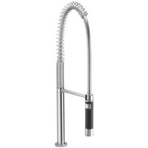 Dornbracht Divers professional spoeldouchegarnituur voor keukenkraan hoog 66.5cm voor 2 gats kraan ElioMeta.02+3 gats Tara (Classic) chroom 2778997000