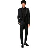 HUGO - Slim Fit Overhemd - Zwart - Poplin - Lange Mouwen