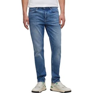 Hugo Boss - Tapered Fit - Pantalon - Blauw - Katoen