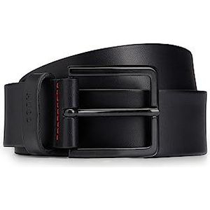 HUGO - Casual Riem - Zwart - Leer - Matte Gesp
