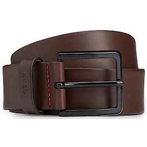HUGO - Gionio - Leren Riem - Donkerbruin - 100% Cowhide