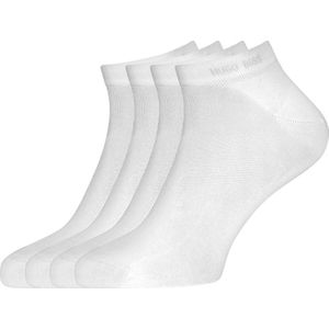 Hugo Boss 50388443 Sneakersokken voor heren, zakelijke sokken, 6 paar, wit, 39-42 EU
