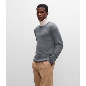 Longsleeve in melierter Optik Modell 'Leno'