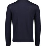 BOSS - Leno - Heren Trui - Donkerblauw - 100% Wol