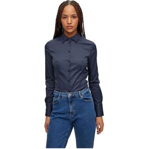 Overhemdblouse - The Fitted - Kleur - Materiaal