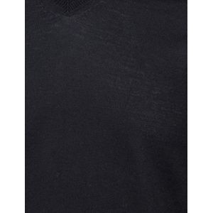 Boss - Melba-p Pullover - Blauw - 100% Scheerwol