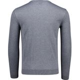 BOSS - Gebreide Trui - V-hals - Zwart - 100% Scheerwol