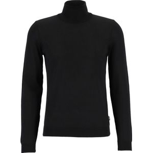 BOSS Musso - Heren Trui - Zwart - 100% Wol - Slim Fit