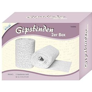 MAMMUT 144006 Gipsverband, 2-delige set, uitbreiding voor gipsafdrukset, babybuik, dubbele set, accessoires, reserveonderdeel om in vorm te geven, voor creatieve knutselfans