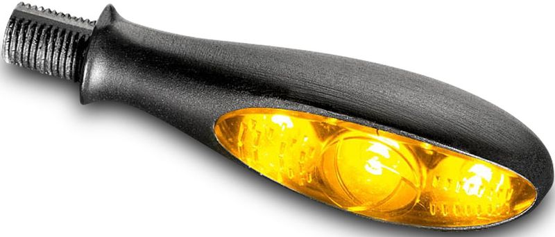 Kellermann - Micro S Dark - Knipperlicht - Zwart - LED