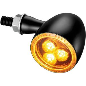 Kellermann - Bullet 1000 - Richtingaanwijzers - Zwart - Metalen Behuizing
